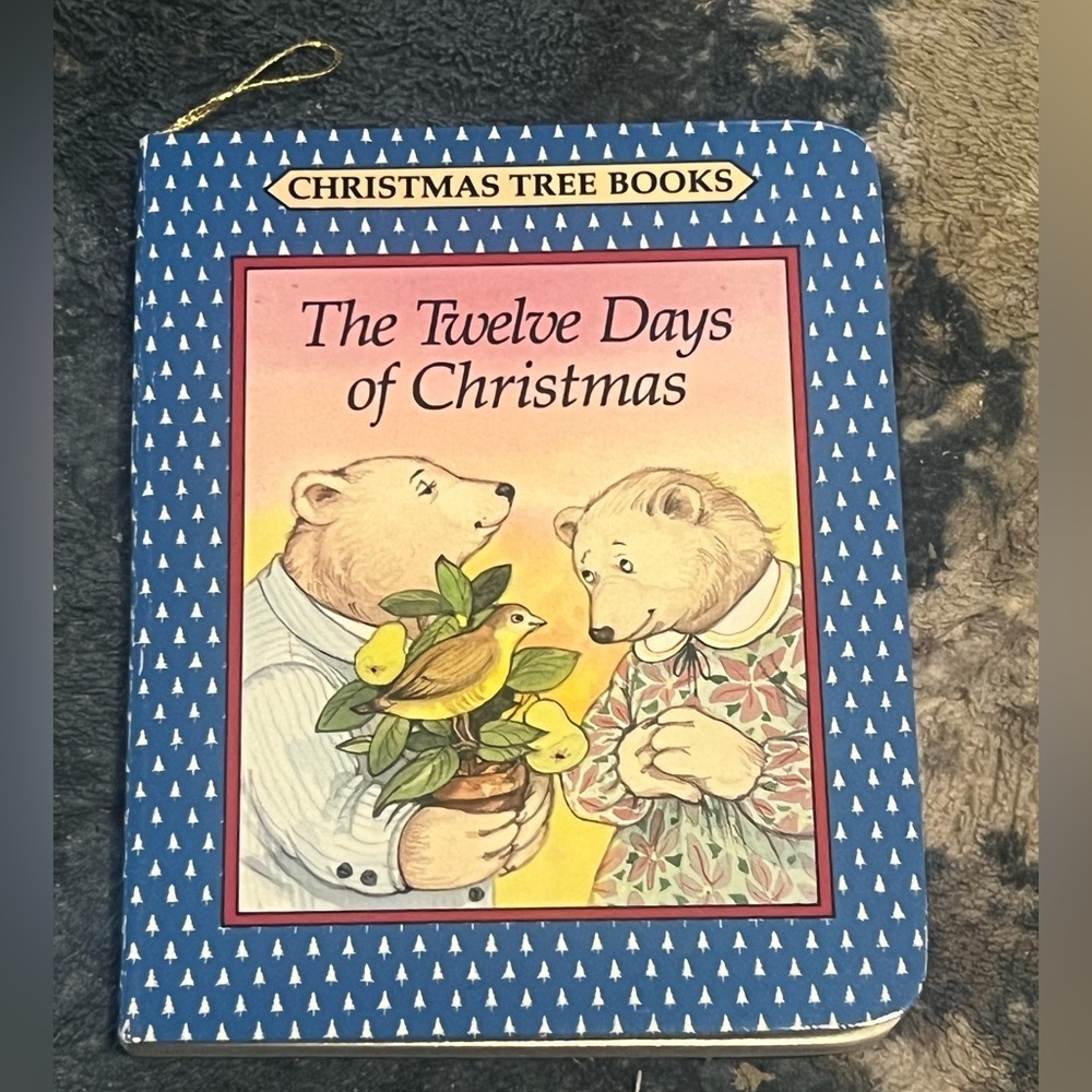 The Twelve Days of Christmas Christmas Tree Ornament by Vintage A Troll Book